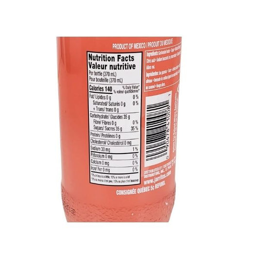 Jarritos guava soda 24 pack glass bottles