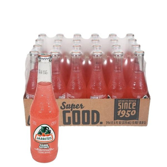 Jarritos guava soda 24 pack glass bottles