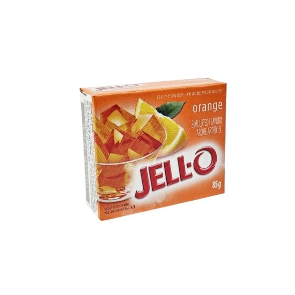 Jell-O orange jelly powder 85g box