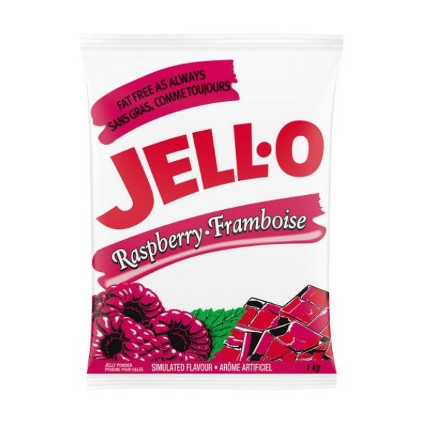 raspberry jelly powder 1 kg bulk foodservice pack
