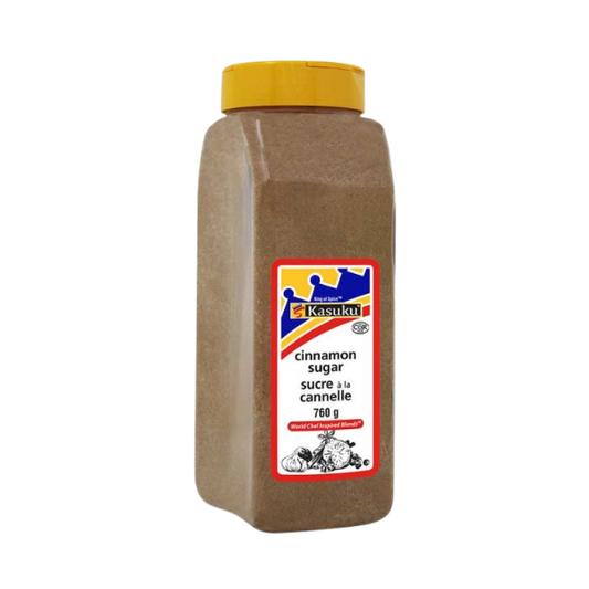 Kasuku cinnamon sugar 760 g plastic bottle for baking and desserts

