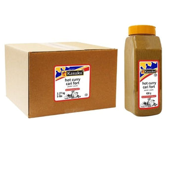 Kasuku hot curry powder 5 lb bulk box for commercial use
