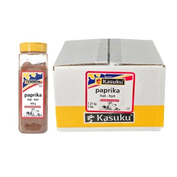 hot paprika 2.27 kg 410g bulk box for restaurant use
