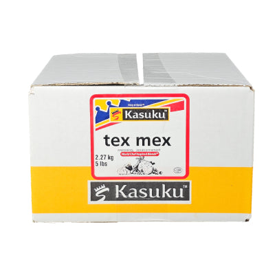 Kasuku Tex Mex seasoning 2.27 kg bulk box front view
