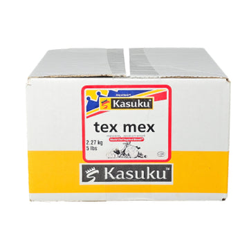 Kasuku Tex Mex seasoning 2.27 kg bulk box front view
