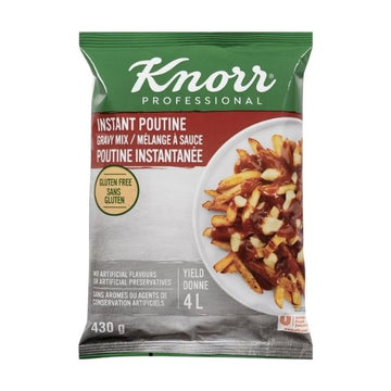 instant poutine gravy mix 430 g gluten free knorr professional
