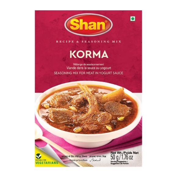 Korma seasoning mix for creamy curry

