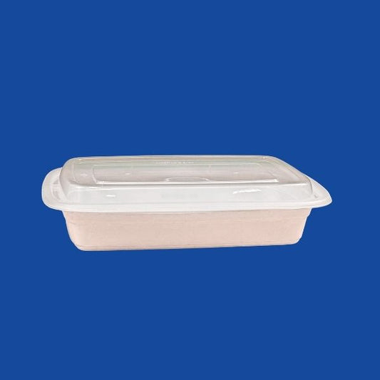 28oz White Plastic Food Containers – 150 Pcs Microwave & Freezer Safe | KY S68W