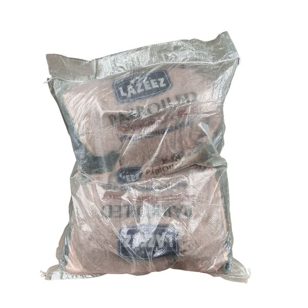 Two 8kg Lazeez parboiled rice bags inside bulk packaging