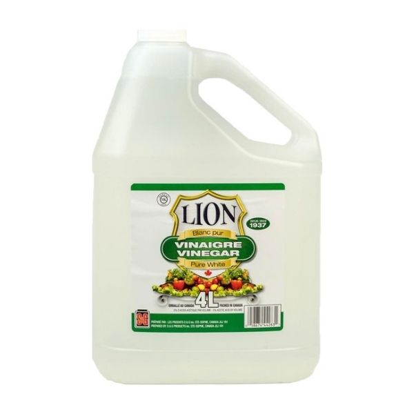 Lion pure white vinegar 4L food grade multi purpose jug
