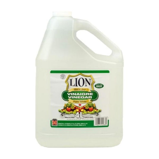 Lion pure white vinegar 4L food grade multi purpose jug
