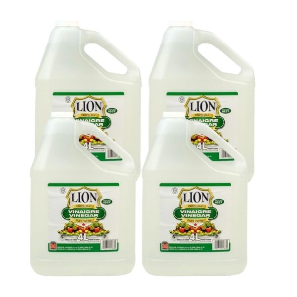 Lion vinegar bulk 4x4L case pack for restaurants
