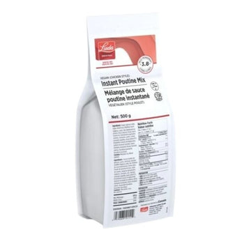 vegan chicken style instant poutine mix 500 g bag

