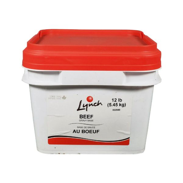 Lynch beef soup base 12lb bulk tub for restaurants