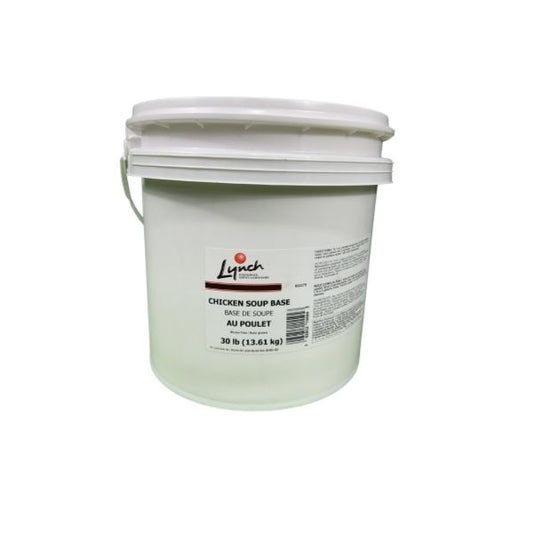 Lynch Foodservice Chicken Soup Base – Gluten Free, 30 lb (13.61 kg) Pail