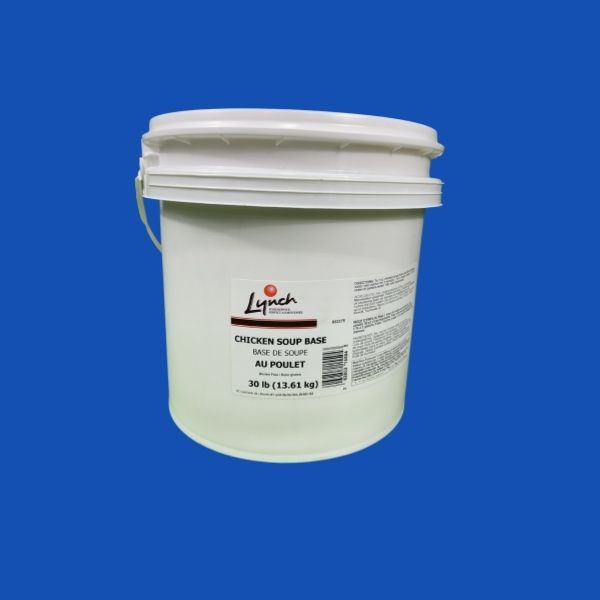 Lynch Foodservice Chicken Soup Base – Gluten Free, 30 lb (13.61 kg) Pail