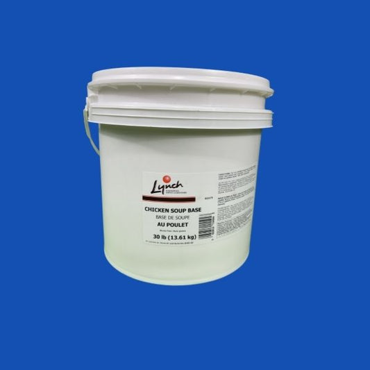 Lynch Foodservice Chicken Soup Base – Gluten Free, 30 lb (13.61 kg) Pail