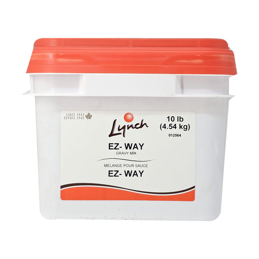 Lynch EZ-Way gravy mix 10lb bulk tub for restaurants