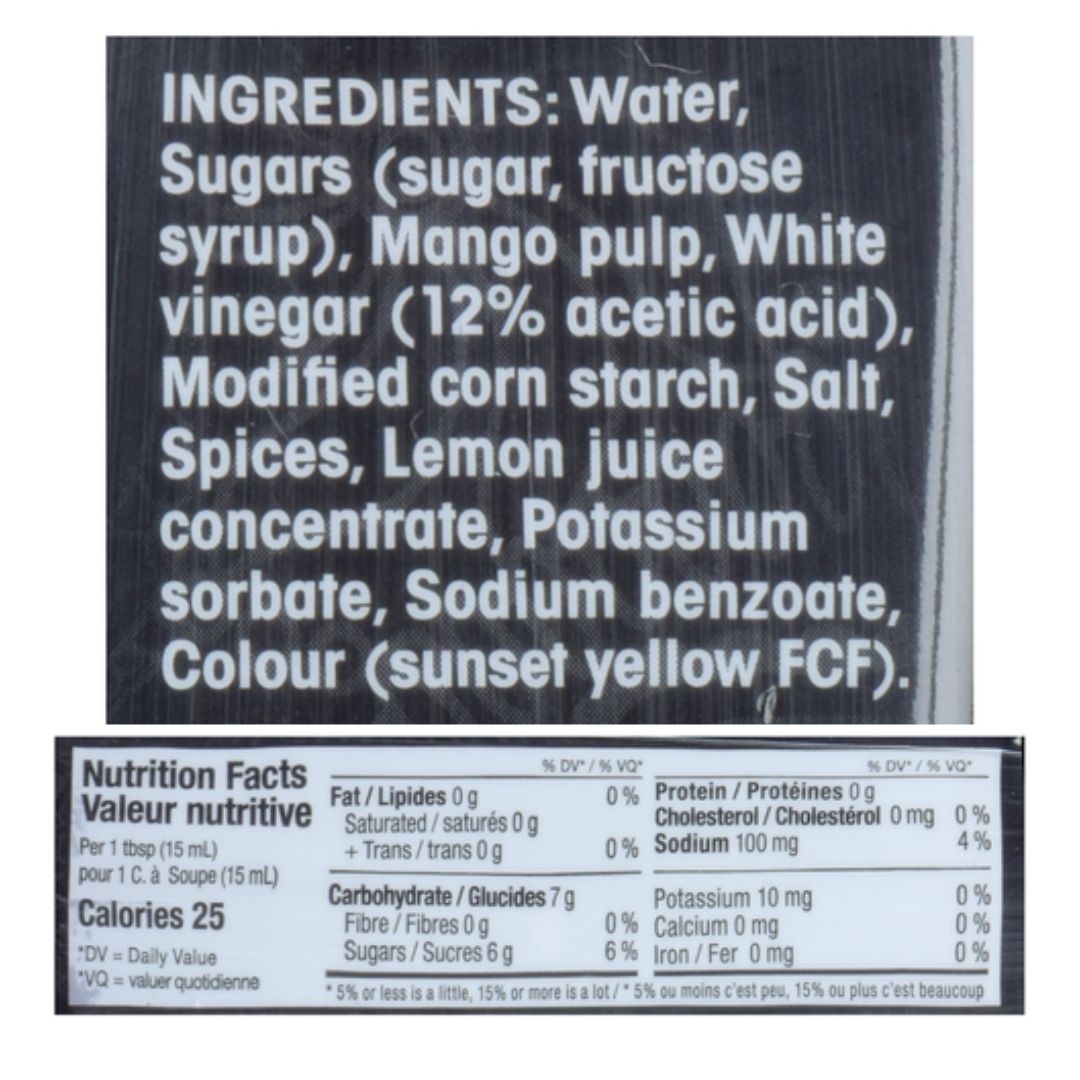 Mango chutney sauce for dipping and cooking