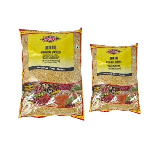 Washed mung dal split lentils for cooking and soups