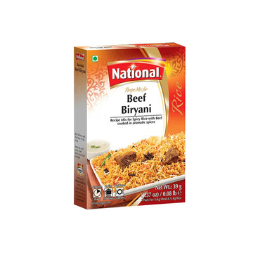National beef biryani mix 39g box