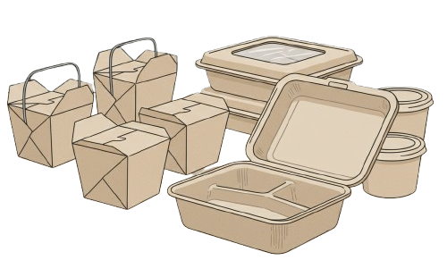 Paper Takeout Containers