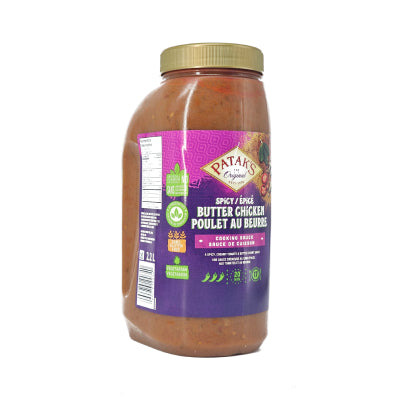 Pack of two Patak's Butter Chicken Sauce jars showing bulk value packaging