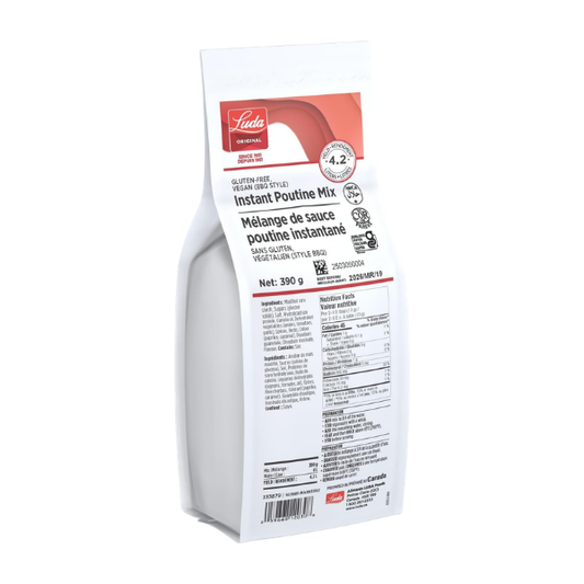 poutine mix nutrition facts and preparation instructions 390 g bag
