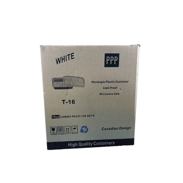 Wholesale PPP T16 plastic food containers for restaurants in GTA Ontario