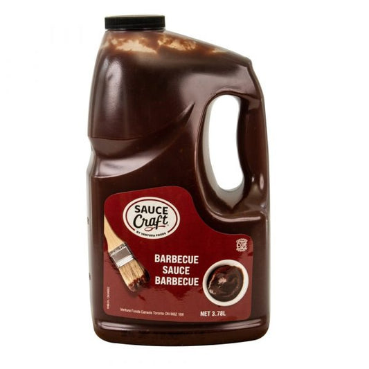 Large commercial size Sauce Craft BBQ sauce for restaurant-style ribs and chicken