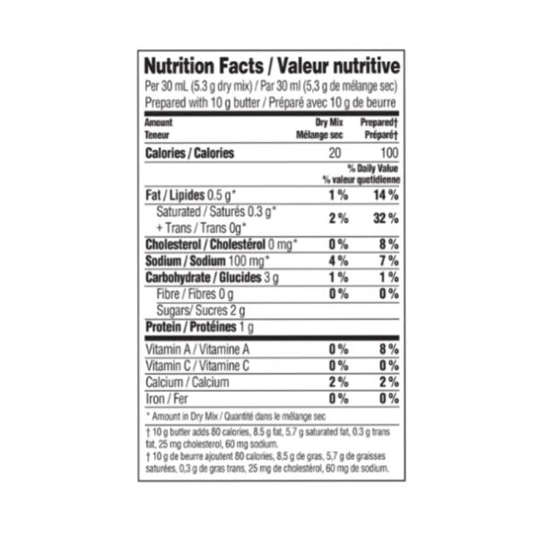 High yield hollandaise sauce mix for restaurants 4.5L