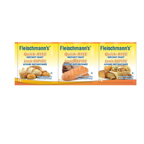 Quick-rise instant yeast for professional bakery and home use in two variations