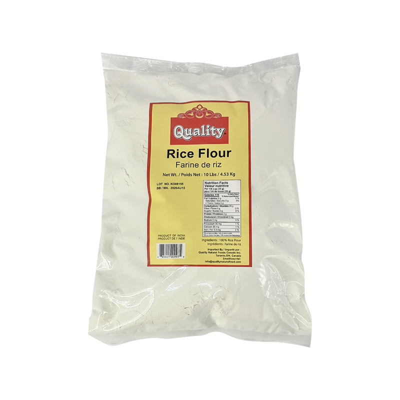 Quality white rice flour 4.54 kg bulk bag