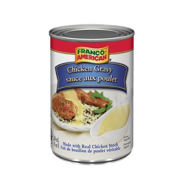 Canned chicken gravy made with real chicken stock Canada