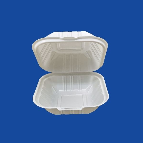 Polypropylene hinged lid takeout containers 5.5 inch clamshell food containers for restaurants