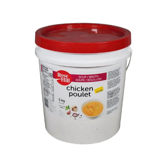 Rose Hill chicken soup base 5kg bulk pail for commercial kitchens