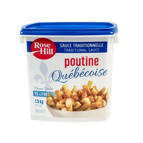 poutine sauce 1.5kg tub for commercial kitchens
