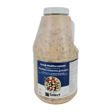 select Greek Mediterranean dressing 4 L bulk container front view
