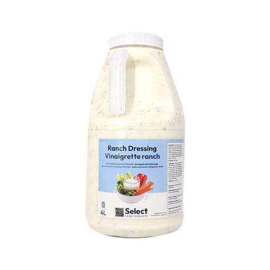Creamy ranch dressing 4L ready-to-use foodservice jug
