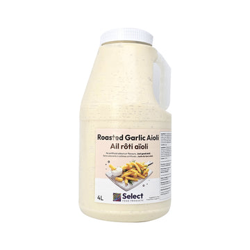 Creamy roasted garlic aioli 4L ready-to-use foodservice jug
