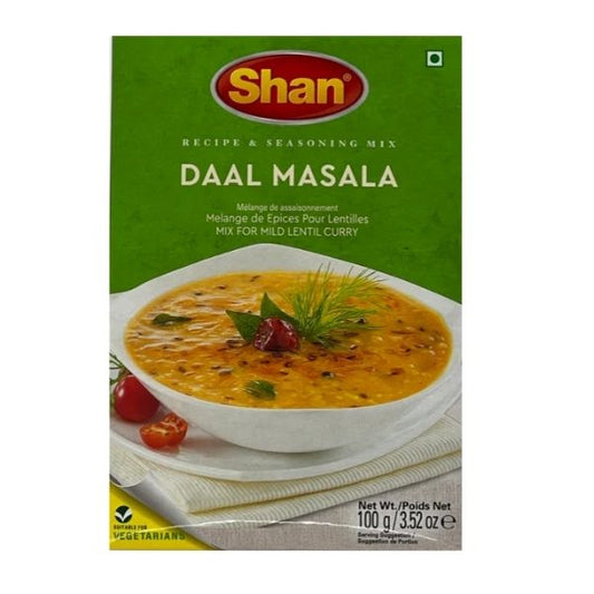 Shan daal masala 100 g box front view
