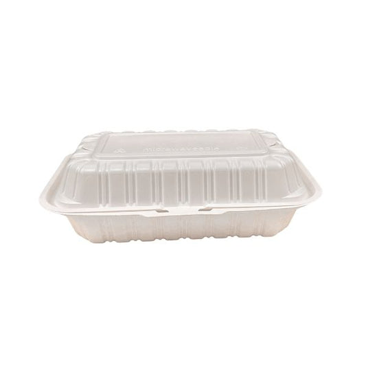 SL PP-188 9x6 microwave safe PP hinged lid container 200CT case