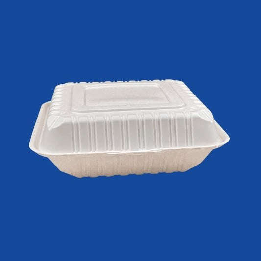 9x9 polypropylene hinged takeout container microwave safe bulk pack