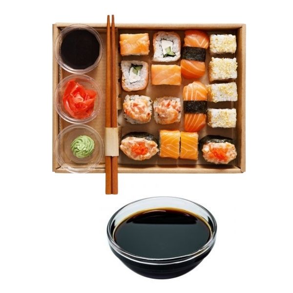 dark rich soy sauce for cooking and dipping
