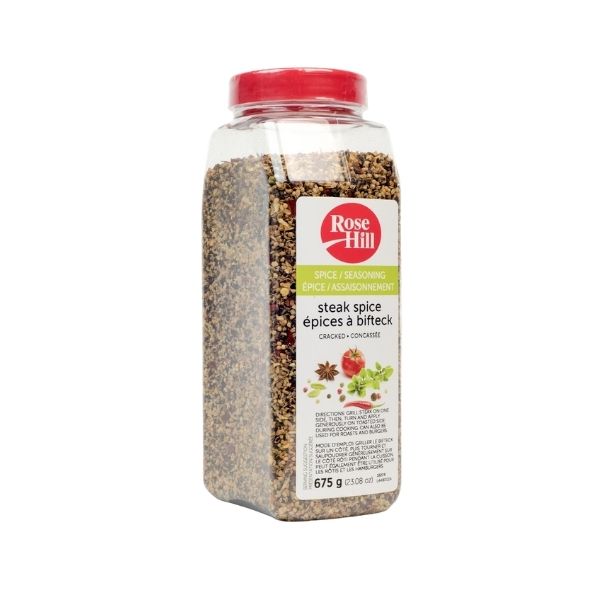 Coarse steak seasoning blend for grilling meats