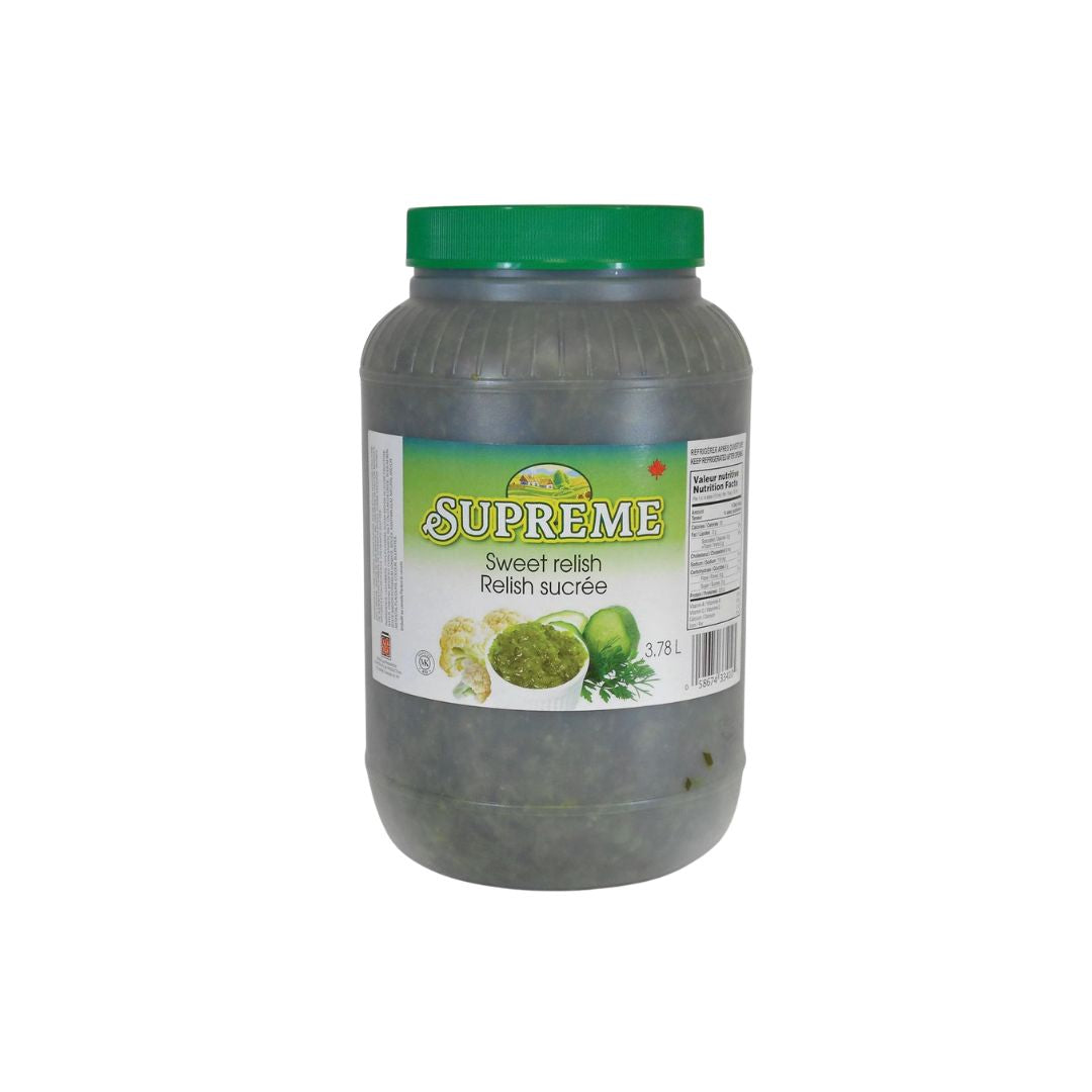 Supreme sweet relish 3.78L jar