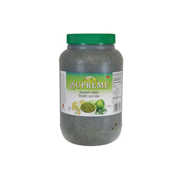 Supreme sweet relish 3.78L jar