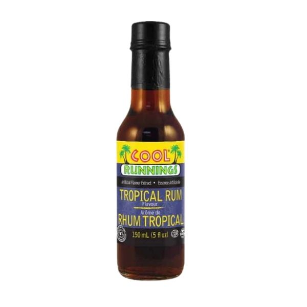 tropical rum flavouring liquid extract 150 ml packaging
