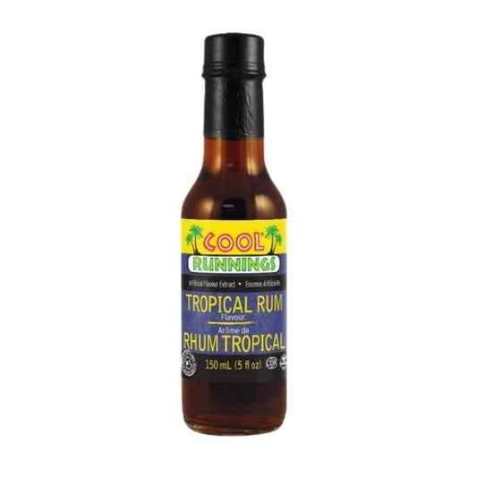 tropical rum flavouring liquid extract 150 ml packaging
