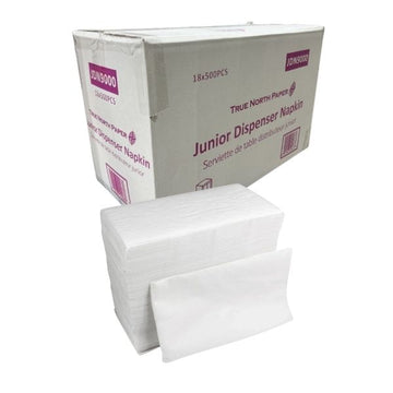 True North junior dispenser napkins 9000 pack box packaging